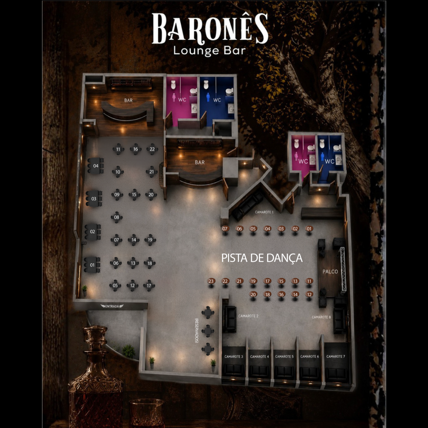 Mapa do evento NOSTALGIA VIP 2- O FLASHBACK DO BARONÊS