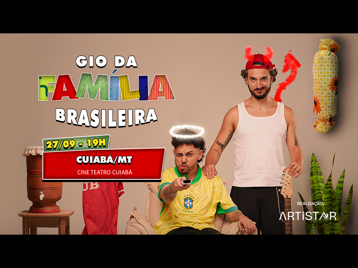 GIO LISBOA - NOVO SHOW - CUIBÁ